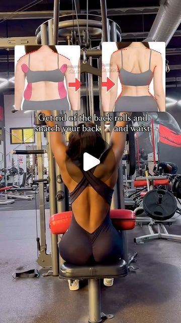 💪 Ready to level up? Tap the link for more! 😃😗😾 Back Line Workout Women, How To Get Rid Of Back Rolls, Back Excersise For Women, Lower Back Workout Women, Lower Back Exercises Women, Lower Back Fat Workouts, Lower Back Workout For Women, Toned Back Women, Back Rolls Workout