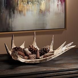 Hunters Lodge Decor, Moose Decor Rustic, Moose Antlers Decor, Alcohol Smoothies, Modern Urban Living Room, Moose Antler Decor, Rustic Hunting Decor, Rustic Spa, Antler Furniture