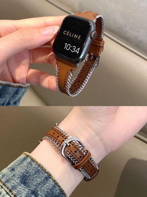 Hand Chain, Metal Hand, Apple Watch Strap, Apple Watch Bands, Watch Strap, Apple Watch, Chain, Leather