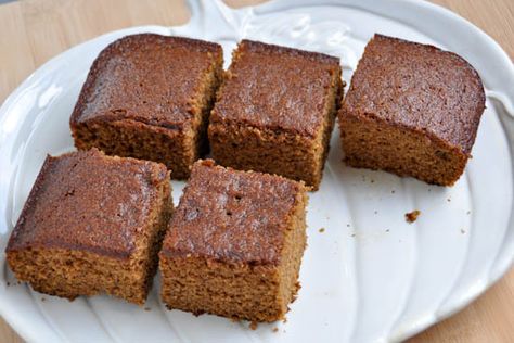 Gingerbread (supposed to taste like Souper Salad's) Gingerbread Dessert Recipes, Parkin Recipes, Gingerbread Dessert, Gingerbread Cake Recipe, Egg Free Recipes, Eggless Cake, Gingerbread Recipe, British Baking, Gingerbread Cake