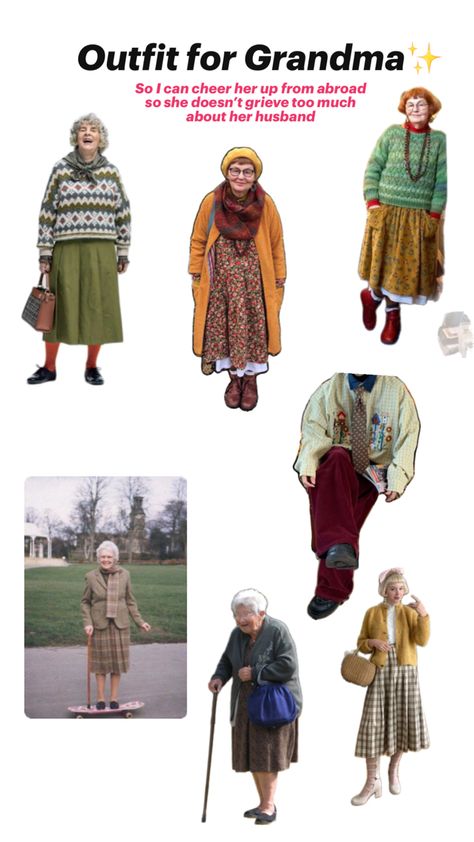 Winter Oversized Outfits, Grandmacore Fashion, Grandmacore Outfit, Grandma Clothes, Oversize Outfit, Grandma Core, Color Shapes, Hijab Outfit, And Dresses