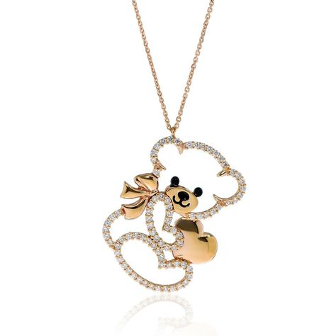 Discover great products at the best prices at Dealmoon. Minu by Giovanni Ferraris 18K Rose Gold Diamond Teddy Bear, Polished Hearts Pendant Necklace. Price:$1057.00 Jewelry Sale, Bear Necklace, Girls Jewelry, Rose Gold Diamonds, Watches Jewelry, Heart Pendant Necklace, 18k Rose Gold, Diamond Pendant, Gift Necklace