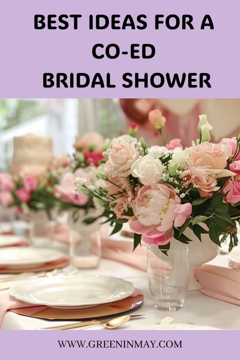 Discover tips for hosting a perfect couples shower! From themes and decor to food and games, plan a memorable celebration for the soon-to-wed duo Co Ed Bridal Shower Decorations, Wedding Shower Coed, Couples Bridal Shower Decorations, Wedding Shower Themes For Couples, Coed Wedding Shower Themes, Co Ed Wedding Shower Ideas Themes, Bridal Shower For Couples Already Living Together, Couple Shower Themes Wedding, Couple Bridal Shower Ideas