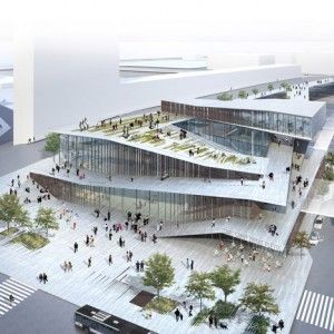 Ramps Architecture, Paris Metro Stations, Kengo Kuma, Japanese Architect, Saint Denis, Design Competitions, Metro Station, Architecture Presentation, Concept Architecture