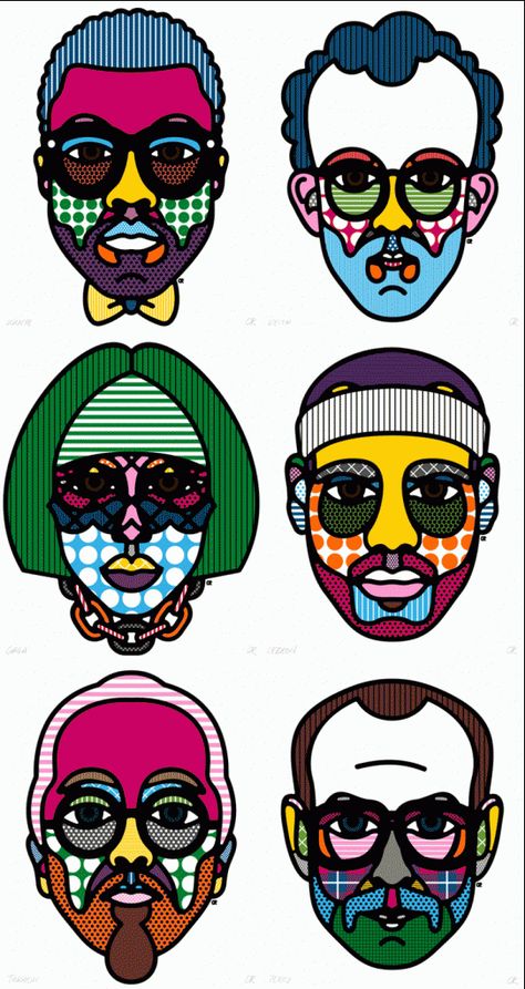 craig and karl Craig And Karl, Textiles Sketchbook, Digital Art Design, Doodles Zentangles, Illustration Character Design, Elementary Art, Portrait Drawing, Portrait Art, Graphic Design Illustration