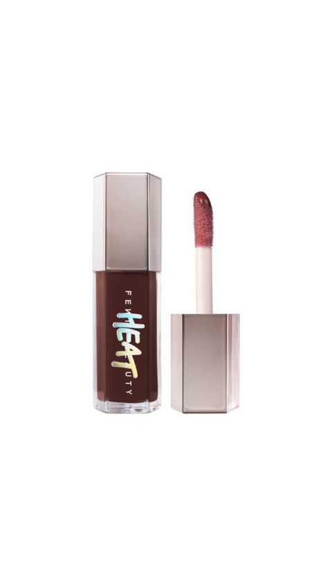 Fenty Chocolate Lip Gloss, Fenty Hot Chocolate Lip Gloss, Fenty Hot Chocolate, Fenty Beauty Hot Chocolate, 2023 Wish List, Fenty Beauty Gloss Bomb, Girls Lip Gloss, Makeup Nails Designs, Makeup List