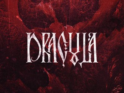 Dracula Typography, Vampire Typography, Dracula Font, Vampire Font, Dracula Design, Vampire Logo, Goth Logo, Goth Design, Horror Font