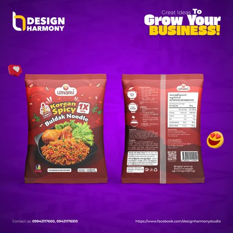 Created with proud Umami Korean Spicy Noodle Design that Burmese consumers like. Korean Packaging Design Food, Noodles Packaging Design, Korean Packaging Design, Korean Packaging, Noodle Packaging, Noodle Design, Packaging Design Food, Spicy Noodle, Spicy Noodles