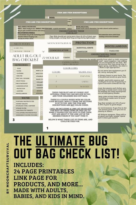 Bugout Bag List, Emergency Preparedness Kit List, Bug Out Bag List, Evacuation Bag, Bug Out Bag Essentials, Long Term Survival, Bug Out Location, Bug Out Bag Checklist, Emergency Essentials