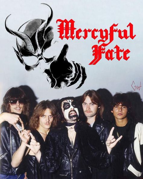 80s Heavy Metal, Mercyful Fate, Rock Album Covers, Viking Metal, King Diamond, Heavy Metal Art, Extreme Metal, Metal Albums, Graphic Poster Art