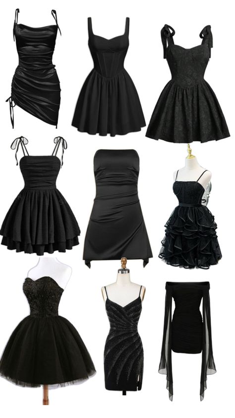 Black Grad Dress Grade 8, Grade 8 Grad Dresses Simple, Black Grad Dresses, Grad Dresses Grade 8, Grade 8 Grad Dresses, Black Hoco Dresses, Grad Outfits, Fancy Stuff, Grade 8