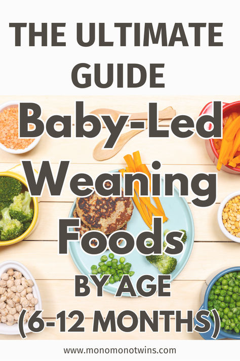 The Ultimate Guide to Baby-Led Weaning Foods by Age Weaning Foods 6 Months, Baby First Foods 6 Months, Foods For 1 Year Baby, Baby Leading Weaning 6 Months, Baby Led Weaning 9 Months, Baby Led Weaning First Foods 6 Months, Baby Led Weaning Recipes 6 Months, Baby Led Weaning 6 Months, Led Weaning First Foods