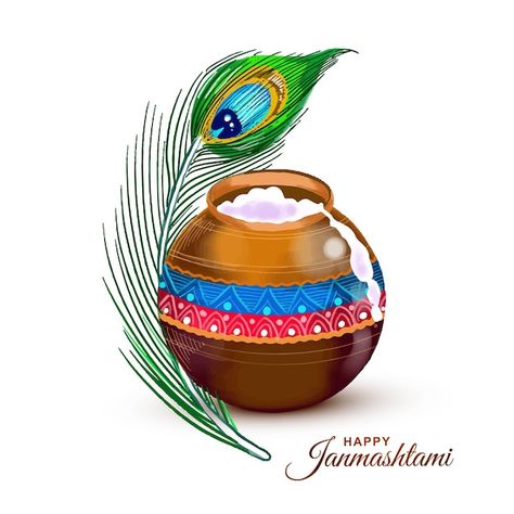 Janmashtami Poster Drawing, Matki Painting Ideas For Janmashtami, Matka Drawing For Janmashtami, Janmashtami Poster Design, Happy Janmashtami Poster, Janmashtami Decoration, Happy Janmashtami, Krishna Janmashtami, Creative Painting