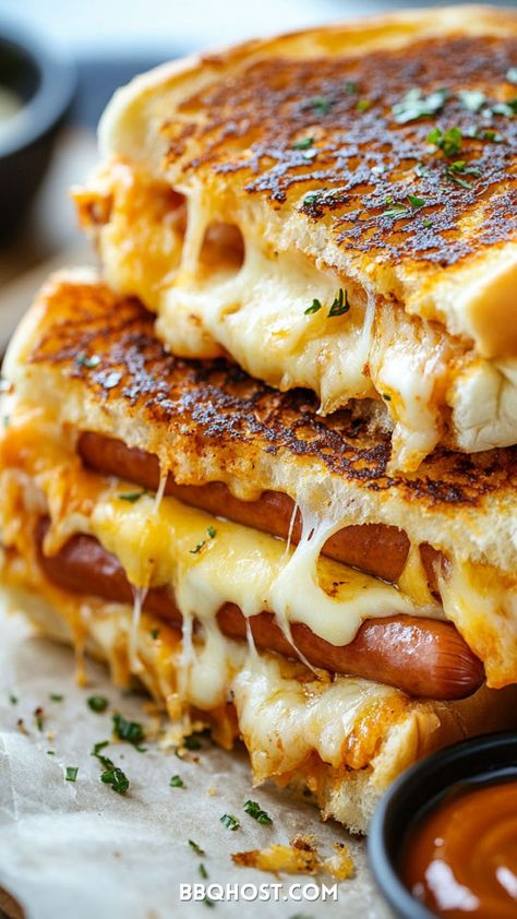 Fontina Grilled Cheese, Grilled Cheese Hot Dog, Cheese Hot Dogs, Grilled Cheese Sloppy Joe, Easy Grilled Cheese, Cheese Twists, Grilled Ham And Cheese, Grilled Taco, Making Grilled Cheese