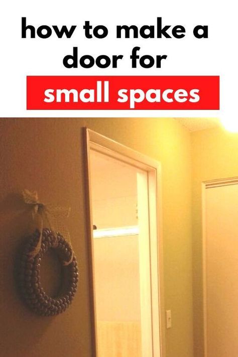 Sliding Door Ideas For Small Spaces, Small Bathroom Sliding Door Ideas, Compact Door Ideas, Door Options For Small Spaces, Small Doors For Small Spaces, Door Alternatives Diy, Bathroom Sliding Door Ideas, Inside Doors Ideas, Door For Small Space