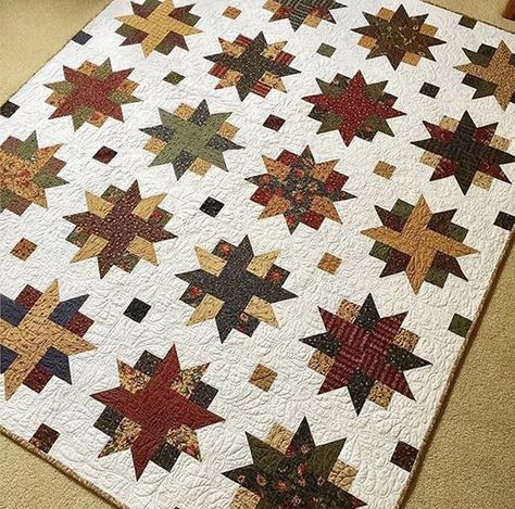 Ribbon Star Quilt | Quilting Land | Bloglovin’ Ribbon Star Quilt, Msqc Tutorials, Ribbon Star, Missouri Quilt, Scrappy Quilt Patterns, Quilt Square Patterns, Machine Quilting Designs, Scrap Quilt Patterns, Texas Star