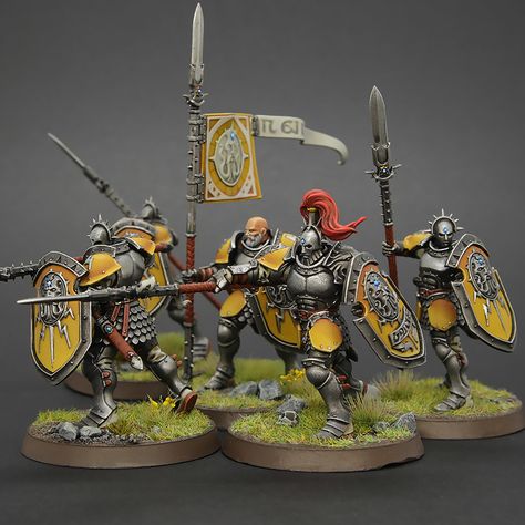 Age Of Sigmar Stormcast Eternals, Storm Cast Eternals, Stormcast Eternals Art, Stormcast Eternals Paint Scheme, Warhammer Stormcast, Necron Warriors, Dnd Minis, Warhammer Miniatures, Stormcast Eternals