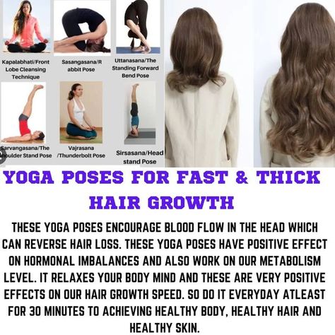 Kumkum Behera on Instagram: "Must do these exercises for healthy hair, body and skin. Save it for later . . . . . . . . . . #yogaposes #yogapose #yogadaily #exerciseroutine #yogaforhairloss #yogaforbeginners #yogaforhealth #yogaforhairgrowth #yogaforhair #yogaforhealing #yogaforhairfallprevention #yogaforhairfall #beautyandhairsecrets" For Long Hair Growth, Speed Hair Growth, Long Hair Growth, Longer Hair Growth, Thick Hair Growth, For Healthy Hair, For Hair Growth, Hair Tips, Yoga For Beginners