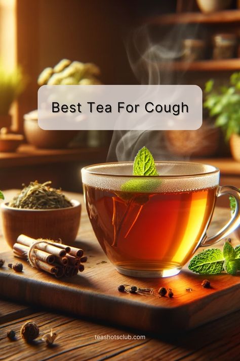 Coughs can linger for weeks and disrupt sleep. Break the cycle with the right herbal tea! In this post, learn which warming, soothingbrews can ease coughs caused by colds, flu, allergies and more. Get tips on customizing your cup with honey, lemon and spices for extra relief. I share wisdom from personal experience plus expert advice on taming scratchy throats, quieting unproductive coughs, and supporting your immune system's recovery. Discover your perfect cough-soothing cup! Teas For Cough, Tea For Cough, Get Rid Of Cough, Best Cough Remedy, How To Stop Coughing, Cough Relief, Best Herbal Tea, Home Remedy For Cough, Chest Congestion