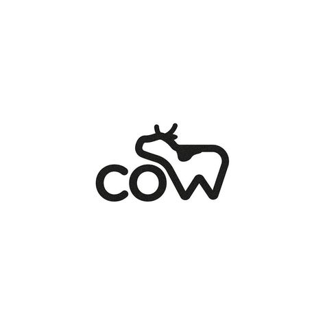 Cow Branding Design, Milk Brand Logo, Cow Illustration Design, Cow Logo Design Ideas, Milk Typography, Milk Logo Design, Simple Logo Ideas, Cow Branding, Cow Logo Design