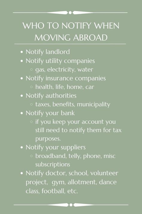 What To Pack When Moving Abroad, Moving Out Of The Country, How To Move To Another Country, Moving Abroad Packing List, Moving Abroad Checklist, Moving Abroad Aesthetic, Country Checklist, Moving To Usa, Moving Out Of Country