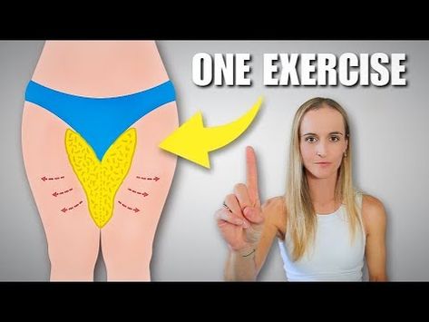 ONE EXERCISE TO TONE INNER THIGHS | How To Lose Inner Thigh Fat - YouTube Upper Thigh Workout, Inner Thigh Workouts, Thigh Exercises For Women, Exercise Legs, Best Inner Thigh Workout, Burn Thigh Fat, Lose Thigh Fat Fast, Thigh Toning Exercises, Tone Inner Thighs