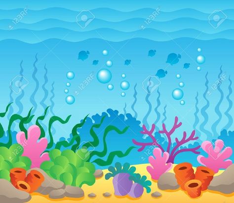 Sea Backgrounds, The Sea Background, Under The Sea Background, Under The Sea Clipart, Sea Clipart, Ocean Clipart, Sea Background, Sea Plants, Kids Background