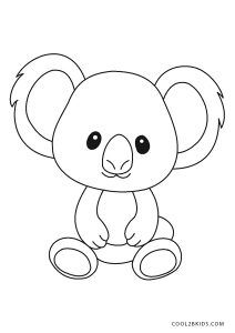 Free Printable Koala Coloring Pages For Kids Koala Applique Pattern, Koala Template Free Printable, Koala Coloring Pages Free Printable, Koala Bear Crafts, Australian Cupcakes, Koala Drawing Easy, Koala Craft For Kids, Koala Template, Koala Outline