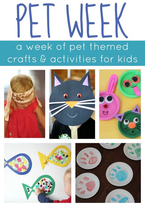 Toddler Approved!: Pet Week {Week of Playful Learning Activities} Theme Activity, Different Crafts, Animal Activities, Pets Preschool Theme, Pet Animals, Crafts And Activities For Kids, Preschool Themes, Playful Learning, Daycare Activities