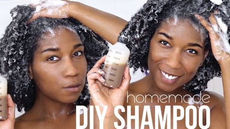 DIY+Homemade+Natural+Shampoo+With+African+Black+Soap++Healing+Recipe+[Video]+via+@blackhairinfo Diy African Black Soap, Black Soap Shampoo, Natural Shampoo Recipes, How To Make Shampoo, Homemade Natural Shampoo, Diy Natural Hair, Hair Recipes, Shampoo Recipe, Natural Hair Diy