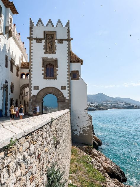 Sitges, Spain: A Travel Guide - SARA SEES Sitges Spain Beach, Gilbratar Spain, Spain Life, Lux Travel, Sitges Spain, Sitges Barcelona, Spain Trip, Spain Itinerary, Spain Photography