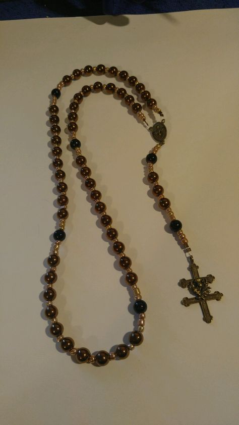 Combat Rosary, Red Copper, Rosary, Love Her, Copper, Red