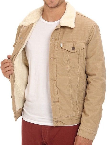 Levi'S Men'S Classic Corduroy Sherpa Trucker Button Up Jacket 723360004 Elegance Tattoo, Corduroy Trucker Jacket, Button Up Jacket, Levis Jacket, Tattoo Love, American Clothing, Jeans For Men, Sherpa Jacket, Trucker Jacket