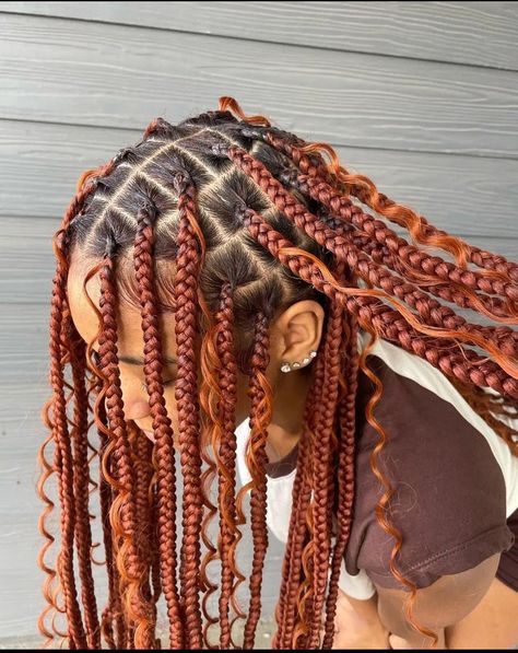 Bohemian Goddess Braids, Red Braids, Knotless Braid, Braiding Hairstyles, Big Box Braids Hairstyles, Blonde Braids, Box Braids Hairstyles For Black Women, Cute Box Braids Hairstyles, Protective Hairstyles Braids