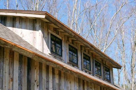 28' x 40' Carriage Barn, Tolland, CT | The Barn Yard Cedar Garage Doors, Barn Garage Plans, Garage Building Plans, Garage Plans With Loft, Shed With Porch, Building A Pole Barn, Steel Building Homes, Carriage House Garage, Garage Guest House