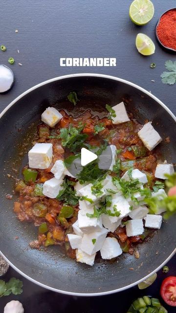 Shivam yadav on Instagram: "Instant paneer masala dry recipe 🤤
Do try it and save for later ☺️❤️
.
Ingredients for paneer masala dry recipe:
Oil 2 big tbsp 
Butter 1 big tbsp 
Paneer 200 gram 
Cumin seeds 1/2 tbsp 
Green chilli 2-3 
Onion 3 medium size 
Ginger garlic paste 1 big tbsp 
Capsicum 1 medium size 
Tomato 2 medium size 
Kashmiri mirch powder 1/3 tbsp 
Turmeric 1/4 tbsp 
Coriander powder 1 tbsp 
Cumin powder 3/4 tbsp 
Salt 1/2 tbsp 
Coriander chopped 
.
Follow @being_a_food_vlogger_ for more ☺️🙏
.
#paneerrecipe #paneer #masalapaneer #indianfood #foodstagram #easyrecipe #recipes #reelkrofeelkro #paneerbuttermasala #dinnerideas #paneerbhurji #reelitfeelit #paneerlover #recipevideo #foodpost" Instant Paneer Recipe, Capsicum Recipes, Paneer Masala, Ginger Garlic Paste, Cumin Seeds, Paneer Recipes, Coriander Powder, Green Chilli, Garlic Paste