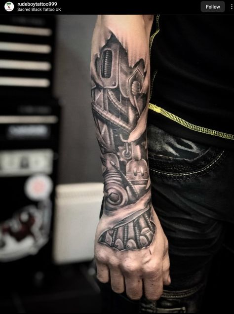 Biomechanical Back Tattoo, Biomechanics Tattoo, Bionic Tattoo, Mechanical Arm Tattoo, Mechanical Tattoo, Armour Tattoo, Train Tattoo, Engine Tattoo, Biomechanical Tattoo Design