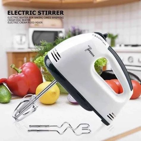 Electric Egg Beater Machine Hand Mixer Handheld Cake Egg Beater Cream Blender Cake Baking Tool ⬇️Shop from here: https://click.daraz.pk/e/_bd6gsSH Highlights: Egg Beater Machine Handheld Hand Mixer Egg Beater Cream Blender Cake Baking Tool Rated power: 180W Rated voltage: 220V Speed: 5 Type Slow or Fast Rated frequency: 50Hz Packing size: 19x7x15 cm Package: Machine with Equipped with 2 folk and 2 muddler for mixing different things. #eggbeater #kitchen #kitchenware #onlineshopping #shop... Blender Cake, Hand Mixers, Egg Beater, Egg Beaters, Oil Dispenser, Hand Mixer, Tool Shop, Cake Baking, Bath Brushes