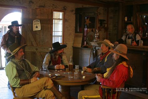 old western saloon | Old Western Town Saloon bar Poker card game | Nancy Greifenhagen Western Bar Table, Cowboys Drawing, Saloon Ideas, Cowboy Draw, Saloon Bar, Old Western Towns, Western Bar, Cowboys Bar, Western Saloon