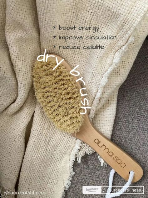 Dry Brush Aesthetic, Dry Brushing Aesthetic, Brush Aesthetic, Massage Brush, Dry Brush, Massage Room, 2024 Vision, Dry Brushing, Beauty Routine