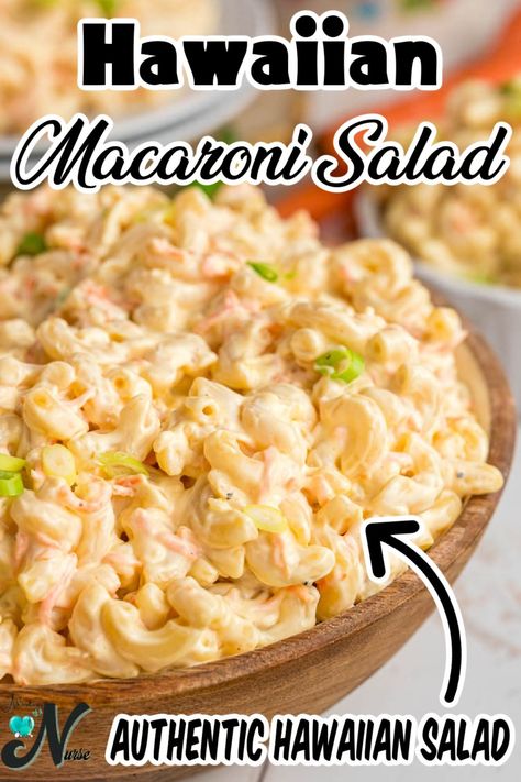 Indulge in a taste of the tropics with our creamy and irresistible Hawaiian Macaroni Salad recipe! Perfect for BBQs, luau parties, or a simple weeknight dinner, this dish brings the flavors of Hawaii right to your table. Creamy, tangy, and utterly delicious – get ready to take your taste buds on a vacation! Hawaiian Macaroni Salad With Pineapple, Hawaii Pasta Salad, Hawaiian Cabbage Salad, Hawaiian Macaroni Salad Recipe, Macaroni Salad Hawaiian, Tropical Dinner Recipes, Spam Salad, Hawaiian Style Macaroni Salad, Mac Salad Recipe Hawaiian