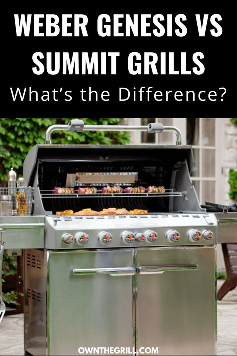 Two of the most well-known lines that Weber offers are their Genesis and Summit series. These are some of the most popular choices across the board because the lines have a good reputation and nearly all of the grills in these series rank as some of the top options on the market. #bestgrilltobuy #bestgrillsof2020 #webergenesisgrill #summitgrill Weber Genesis, Outdoor Grilling, Summit Series, Outdoor Grill, The Grill, Gas Grill, Outdoor Kitchen, Grilling, Most Popular