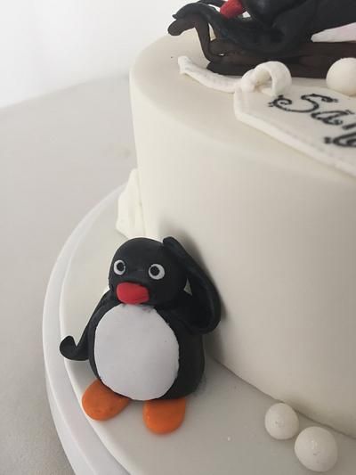 Pingu!!! Pingu Cake, Penguin Birthday, Childhood Characters, 17th Birthday, For My Daughter, My Daughter, To My Daughter, Cake, Birthday