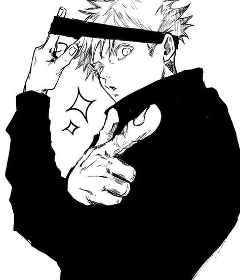 Ken Anime, Anime Jujutsu Kaisen, Anime Drawing, Dessin Adorable, Gojo Satoru, 영감을 주는 캐릭터, Anime Sketch, Jujutsu Kaisen, Pose Reference