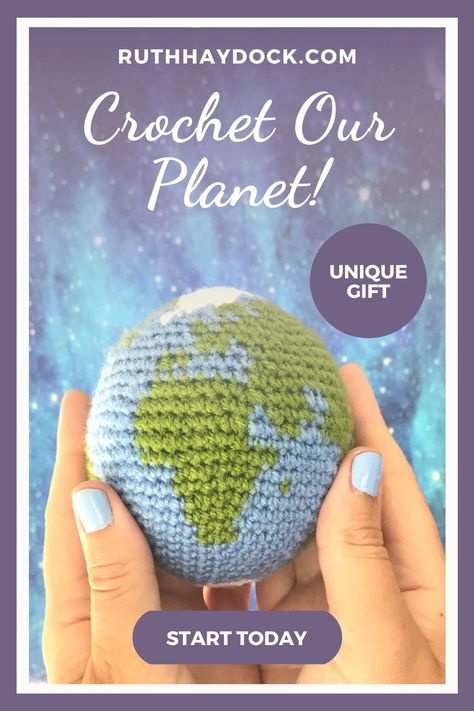 Crochet Earth Pattern Free, Earth Crochet Pattern, Crochet Globe, Crochet Earth, Space Crochet, Earth Pattern, Space Pattern, Space Aesthetic, Christmas Tree On Table