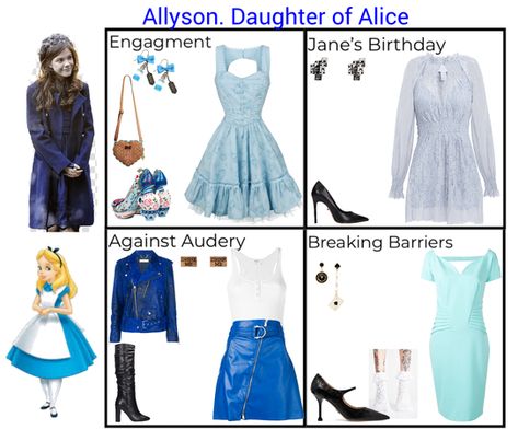 Descendants Shifting Outfits, Descendants Shifting, Disney Prom Dresses, Descendants Outfits, Auradon Prep, Descendants Clothes, Shifting Outfits, Descendants Oc, Descendants Dr