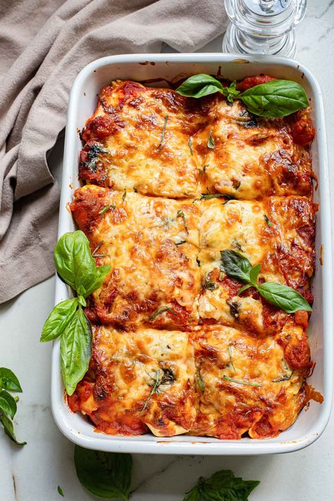 Baked Eggplant Slices, Baked Tortellini Casserole, Eggplant Parmesan Baked, Eggplant Recipes Parmesan, Tortellini Bake, Parmesan Recipes, Baked Eggplant, Classic Italian Dishes, Baked Casserole