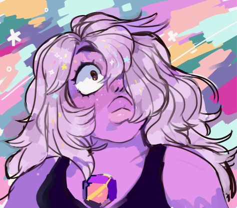 Screencap Redraw, Amethyst Steven Universe, Steven Universe Anime, Steven Universe Characters, Steven Universe Fanart, Universe Art, Vintage Cartoon, Cartoon Art Styles, Steven Universe