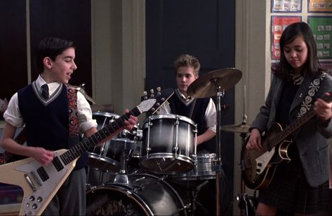 School Of Rock Aesthetic, School Of Rock Movie, School Of Rock Musical, Rock Photoshoot, Richard Linklater, Rock Aesthetic, School Of Rock, Night At The Museum, Tv Show Outfits