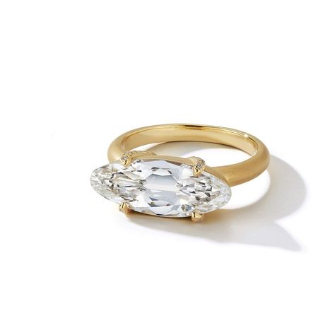 Jemma Wynne on Instagram: “Love an oval but also a marquis? Introducing the Moval shaped diamond. A hybrid mix of the two, set horizontally in a simple brushed…” Julie Cohn Design, Jemma Wynne, Georg Jensen, Ring Setting, Diamond Engagement Ring, Diamond Engagement, Diamond Engagement Rings, Engagement Ring, Two By Two